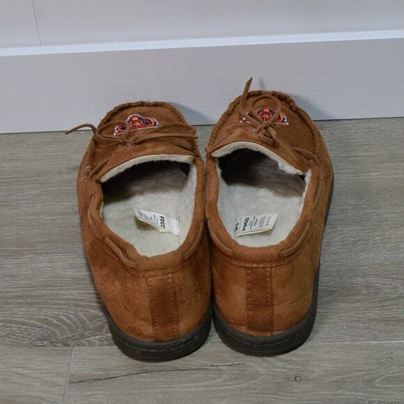 FOCO Chicago Bears Embroidered Moccasin Slipper Size Med US 9-10 - Picture 3 of 9